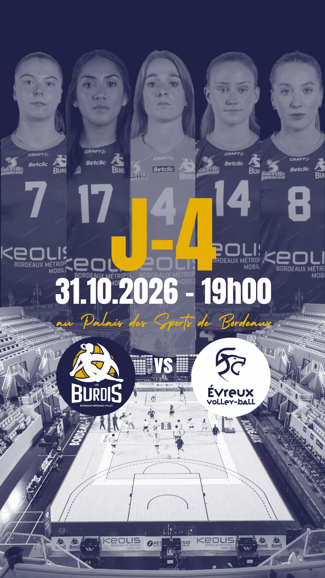 Burdis vs Evreux - J-4